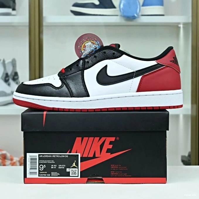 Air 1 OG Low Toe"' Jordan Jordan "Black 0824